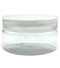 Empty Clear Plastic Jar 100ml